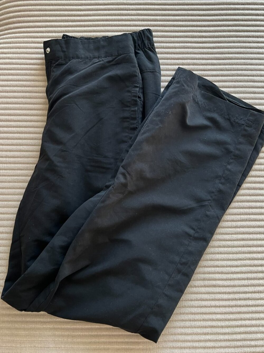 Black Lightweight Track Pants – Size S